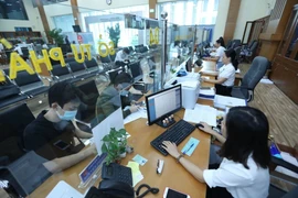 At the Bac Ninh provincial public administration service centre (Photo: VNA)