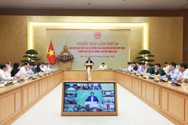 Prime Minister Pham Minh Chinh speaks at the 16th session of the National Steering Committee on combating IUU fishing on October 7, 2025. (Photo: VNA)