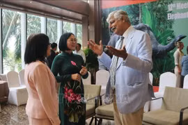 At the 12th meeting of the International Union for Conservation of Nature (IUCN) Species Survival Commission (SSC) Asian Elephant Specialist Group (AsESG) in Dong Nai. (Photo: VNA)