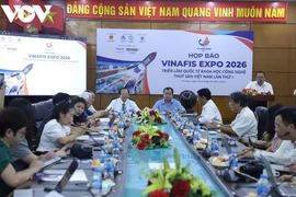 At the press conference to announce the organisation of VINAFIS EXPO 2026 (Photo: vov.vn)