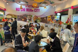 Vietnamese booths attracts strong interest from buyers and distributors at the SIAL Interfood 2025 International Food and Beverage Exhibition in Jakarta, Indonesia (Photo: VNA) 