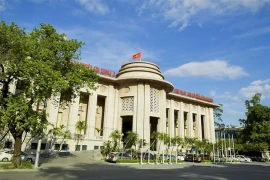 The State Bank of Vietnam's headquarters in Hanoi. The central bank has issued new regulations on opening indirect investment accounts. (Photo nhandan.vn)