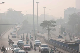 Air pollution in Hanoi. (Photo: VNA)