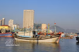 Gia Lai currently has more than 5,700 fishing vessels measuring six metres or longer. (Photo: VNA)