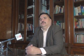 Prof. Ezequiel Ramoneda, President of the Latin American Association for Asian and African Studies (ALADAA) in Argentina. (Photo: VNA)