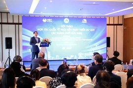 An overview of the seminar on advancing tourism development through international cooperation (Photo: VNA)