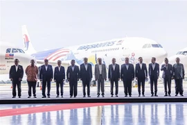 Malaysia’s Prime Minister Anwar Ibrahim (centre) and cabinet members at the launching ceremony of Visit Malaysia 2026 campaign on January 6 (Photo: Bernama)