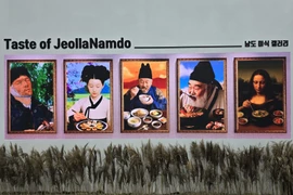 Colours of K-cuisine at the expo (Photo: VNA)