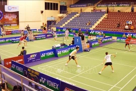 Matches at the Yonex-Sunrise Vietnam Open 2025. (Photo: VNA) 