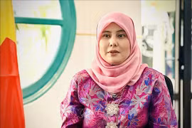 Malaysian Deputy Ambassador to Vietnam Cik Aida Safura Niza Othman (Photo: VNA)