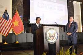 Minister of Education and Training Nguyen Kim Son speaks at the event. (Photo: qdnd.vn)