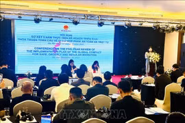 At the conference reviewing five years of Vietnam's implementation of the plan to implement the UN Global Compact for Safe, Orderly and Regular Migration (GCM). (Photo: VNA) (Photo: VNA)