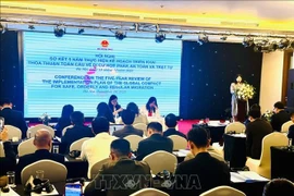 At the conference reviewing five years of Vietnam's implementation of the plan to implement the UN Global Compact for Safe, Orderly and Regular Migration (GCM). (Photo: VNA) (Photo: VNA)