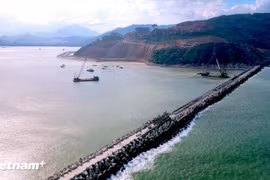Lien Chieu port project in Da Nang (Photo: VietnamPlus)