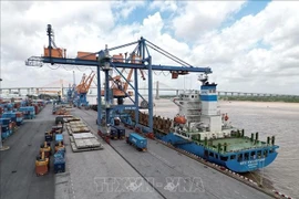 A view of Dinh Vu port in Hai Phong city. (Photo: VNA)