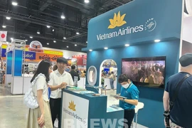 Vietnam Airlines showcases its products at the 30th Thai International Travel Fair. (Photo: VNA)