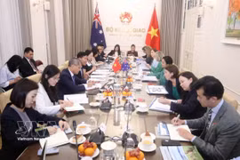 Delegates at the second Vietnam–Australia Senior Officials' Dialogue in Hanoi on June 11 (Photo: VNA)