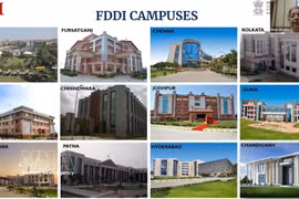 Renu Sharma from the Footwear Design and Development Institute (FDDI) introduces its campuses at the online seminar on April 9. (Photo: VNA)