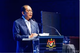 Minister of Defence Mohamed Khaled Nordin speaks at the launch of the National Defence Industry Policy (NDIP). (Photo: Bernama)