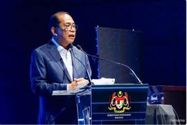 Minister of Defence Mohamed Khaled Nordin speaks at the launch of the National Defence Industry Policy (NDIP). (Photo: Bernama)