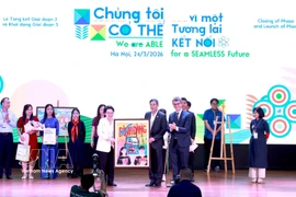 Delegates at the event to launch the third phase of the “We Are ABLE” project in Hanoi on March 24 (Photo: VNA)