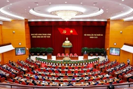 The 13th meeting of the 13th Party Central Committee closes on October 8, 2025. (Photo: VNA)