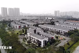 High-end apartment projects in Gamuda Gardens Urban Area in Hanoi are developed by Malaysian real estate group Gamuda Land. (Photo: VNA) 
