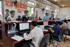 At a public administration centre in Lai Chau province (Photo: VNA)