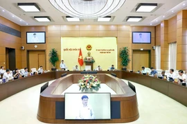 An overview of the National Assembly (NA) Standing Committee's 50th session. (Photo: VNA)