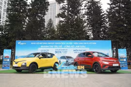 The Green and Smart Mobility (GSM) JSC opens pre-orders for four VinFast Green from March 17-24. (Photo: VNA)