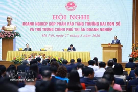 Prime Minister Pham Minh Chinh speaks at the conference (Photo: VNA)