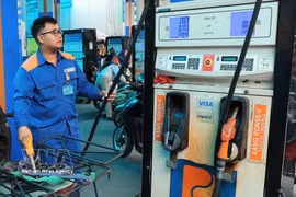 At a Petrolimex gas station (Photo: VNA)