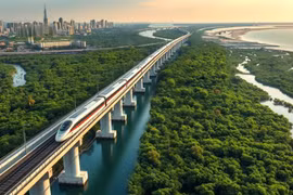 Illustration of Ben Thanh–Can Gio railway (Photo: VinSpeed)