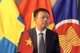 Vietnamese Ambassador to Sweden Tran Van Tuan (Photo published by VNA)