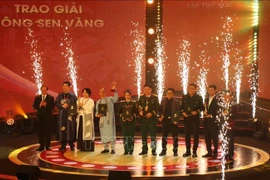 The Golden Lotus Awards are presented at the 24th edition of the event, which closed in Ho Chi Minh City on November 25. (Photo: VNA)