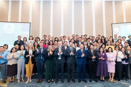 At the launch of COAST initiative in Hanoi (Photo: British Embassy in Hanoi)