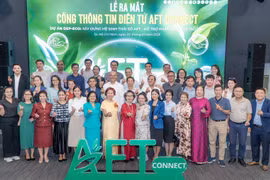 The ceremony unveiling AFT Connect portal (Photo: nhandan.vn)
