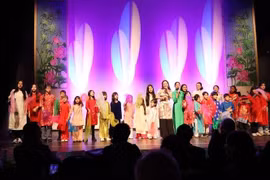 An art performance at the celebration. (Photo: VNA)