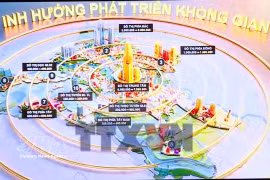 Hanoi approves 100-year master plan, with Red River as a hub. (Photo: VNA)