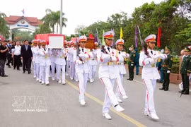 The martyrs will be laid to rest at the Road 9 National Martyrs Cemetery in Quang Tri (Photo: VNA)