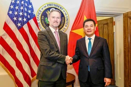 Vietnamese Minister of Industry and Trade Nguyen Hong Dien (R) and US Trade Representative Jamieson Greer (Photo: Vietnamese Ministry of Industry and Trade/VNA)