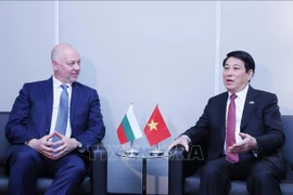 State President Luong Cuong meets Bulgarian Prime Minister Rosen Zhelyazkov. (Photo: VNA)