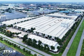 Vinh Loc 2 industrial park, Ben Luc district, the southern province of Long An. (Photo: VNA)