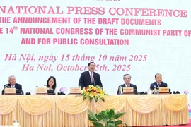 At the international press conference (Photo: VNA)