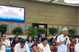 Vice Chairman of the HCM City People’s Committee Vo Van Hoan speaks at the event (Photo: nhandan.vn)