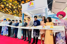 This is the third consecutive year that the Da Nang Department of Tourism has participated in South Asia Travel and Tourism Exchange. (Photo: Danangfantasticity)