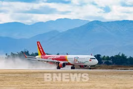 An aircraft of Vietjet (Illustrative photo: VNA)