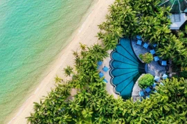 The luxurious resorts ecosystem contribute to elevating Phu Quoc's image in the eyes of international media. (Photo: Sun Group)