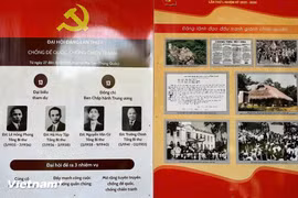 The exhibition on the first National Congress of the Communist Party of Vietnam at the Ho Chi Minh Museum, Ho Chi Minh City branch. (Source: VietnamPlus)
