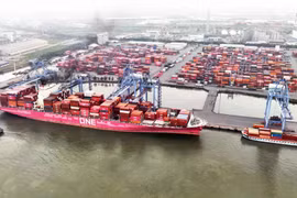 Cai Mep - Thi Vai Port in the southern province of Ba Ria - Vung Tau. (Photo: VNA)